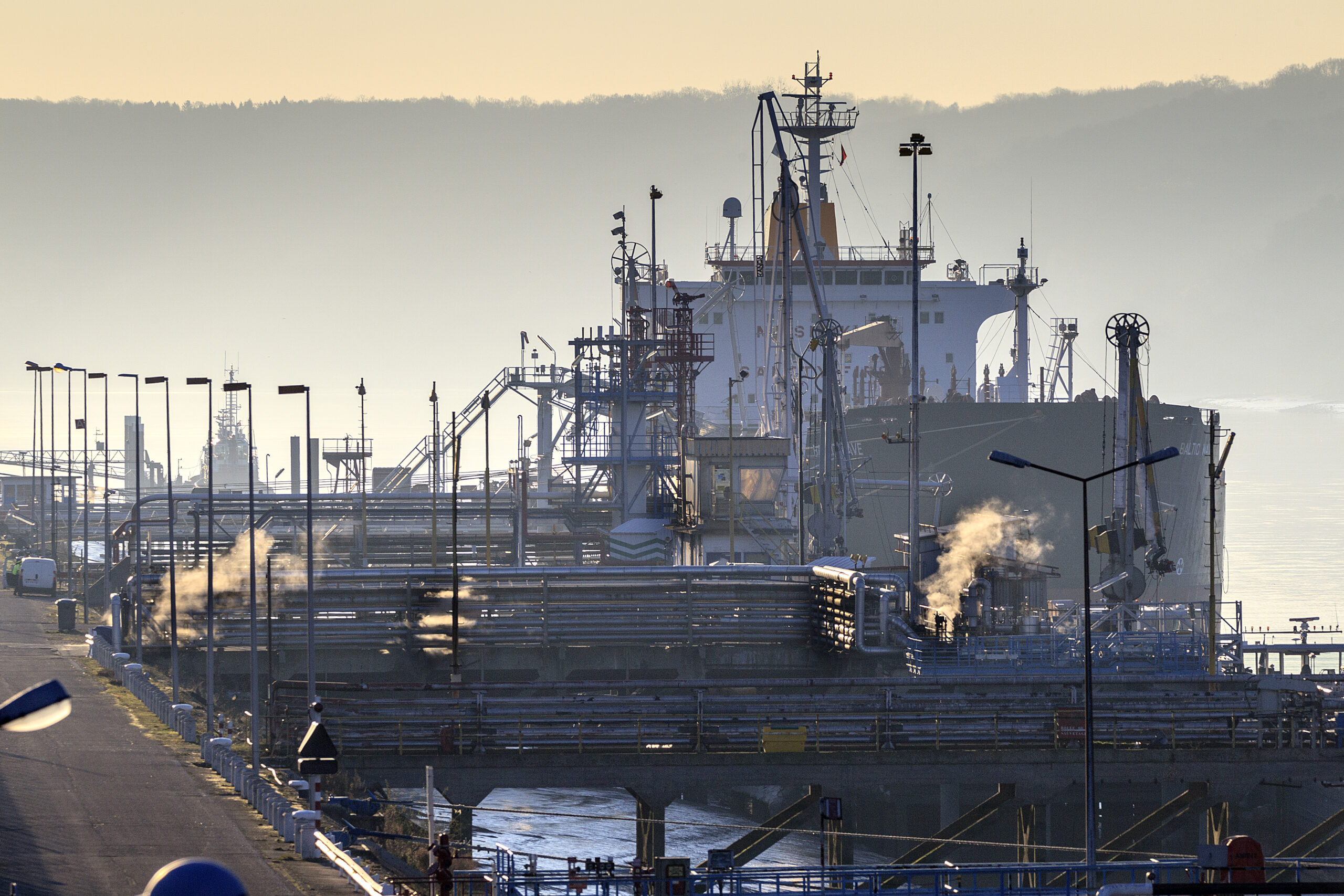 Daylight image of the Fos-sur-Mer Refinery in Southern France